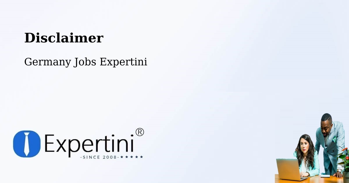 Disclaimer – Bad Waldsee - Germany Jobs Expertini