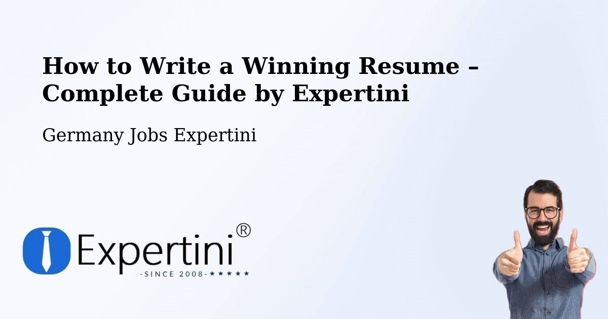Resume Writing Guide for Job Seekers – Bad Waldsee - Bad Waldsee, Germany Jobs Expertini